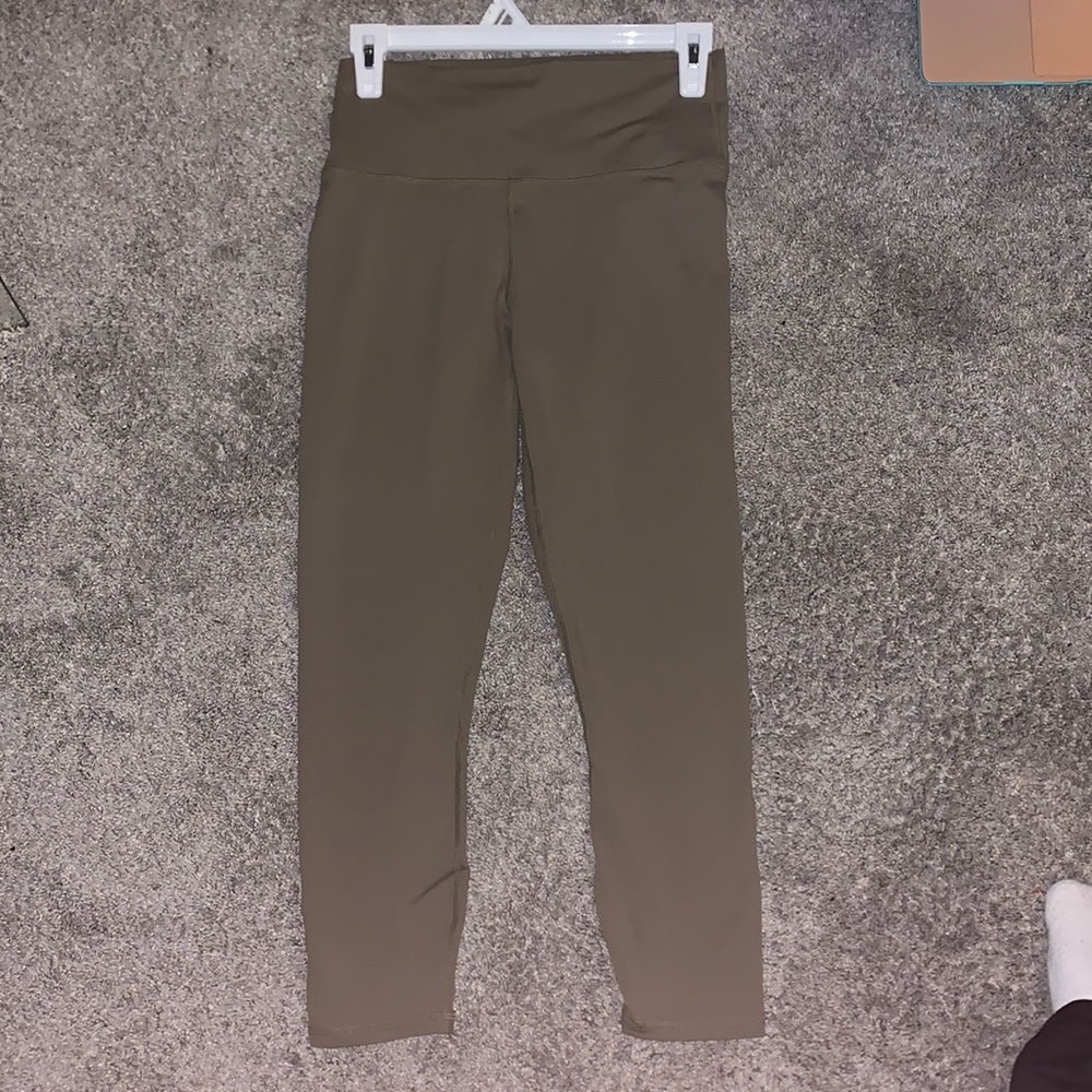 Size small olive green Fabletics leggings